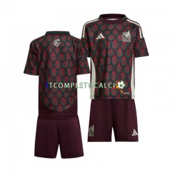 Maglia Messico Divisa Home 2024 Copa America Manica Corta ,Bambino
