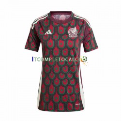 Maglia Messico Divisa Home 2024 Copa America Manica Corta ,Donna