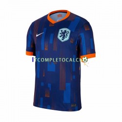Maglia Paesi Bassi Divisa Away Euro 2024 Manica Corta ,Uomo