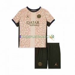 Maglia Paris Saint-Germain Quarto Divisa 2023-2024 Manica Corta ,Bambino
