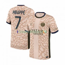Maglia Paris Saint-Germain Mbappé 7 Quarto Divisa 2023-2024 Manica Corta ,Uomo