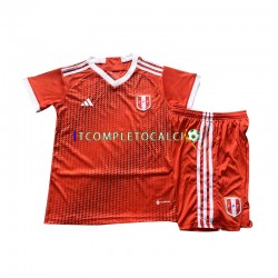 Maglia Perù Divisa Away 2023 Manica Corta ,Bambino