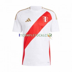 Maglia Perù Divisa Home 2024 Copa America Manica Corta ,Uomo