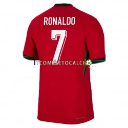Maglia Portogallo Cristiano Ronaldo 7 Divisa Home Euro 2024 Manica Corta ,Uomo