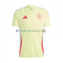 Maglia Spagna Divisa Away Euro 2024 Manica Corta ,Uomo