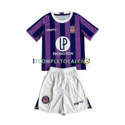 Maglia Toulouse FC Divisa Away 2023-2024 Manica Corta ,Bambino