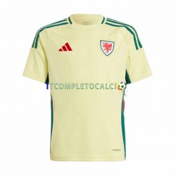 Maglia Galles Divisa Away 2024 Manica Corta ,Uomo