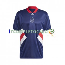 Maglia AFC Ajax Icon Retro Divisa Home 2022-2023 Manica Corta ,Uomo