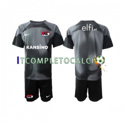 Maglia AZ Alkmaar Portiere Divisa Away 2022-2023 Manica Corta ,Bambino