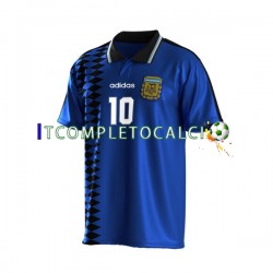 Maglia Argentina Maradona 10 Retro Divisa Away 1994 Manica Corta ,Uomo