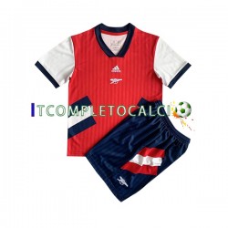 Maglia Arsenal Icon Retro Divisa Home 2022-2023 Manica Corta ,Bambino