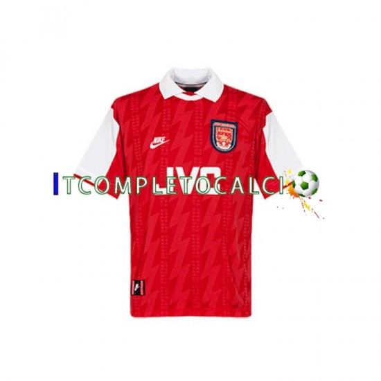 Maglia Arsenal Retro Divisa Home 1994 Manica Corta ,Uomo