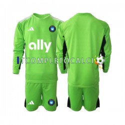Maglia Charlotte FC Portiere Divisa Home 2023-2024 Manica Lunga ,Bambino