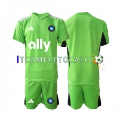 Maglia Charlotte FC Portiere Divisa Home 2023-2024 Manica Corta ,Bambino