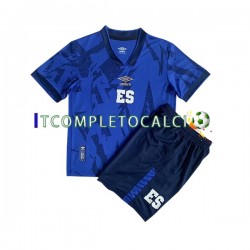 Maglia EL Salvador Divisa Home 2023 Manica Corta ,Bambino