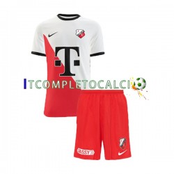 Maglia FC Utrecht Divisa Home 2022-2023 Manica Corta ,Bambino