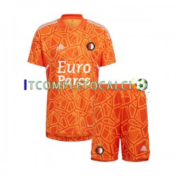 Maglia Feyenoord Rotterdam Portiere Divisa Away 2022-2023 Manica Corta ,Bambino