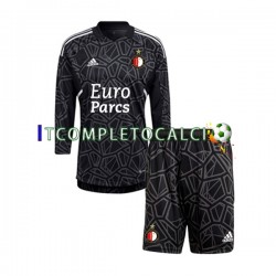 Maglia Feyenoord Rotterdam Portiere Quarto Divisa 2022-2023 Manica Lunga ,Bambino