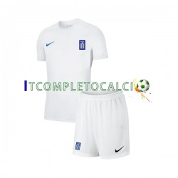 Maglia Grecia Divisa Away 2022-2023 Manica Corta ,Bambino