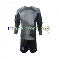 Maglia Grecia Portiere Divisa Away 2022-2023 Manica Lunga ,Bambino