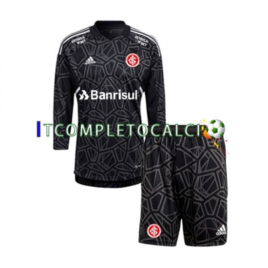 Maglia Internacional Portiere Divisa Home 2022-2023 Manica Lunga ,Bambino