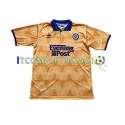 Maglia Leeds United Retro Divisa Away 1991-1992 Manica Corta ,Uomo