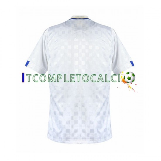 Maglia Leeds United Retro Divisa Home 1989-1990 Manica Corta ,Uomo