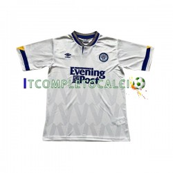 Maglia Leeds United Retro Divisa Home 1991-1992 Manica Corta ,Uomo