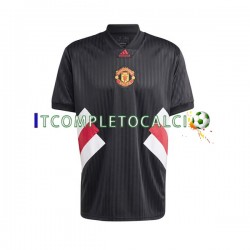 Maglia Manchester United Icon Retro Divisa Home 2022-2023 Manica Corta ,Uomo