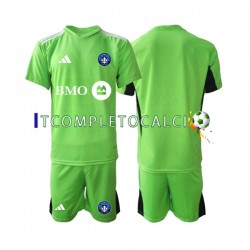Maglia CF Montréal Portiere Divisa Home 2023-2024 Manica Corta ,Bambino