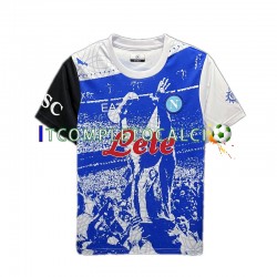 Maglia Napoli Maradona Champions Special Edition Divisa Home 2023 Manica Corta ,Uomo