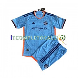 Maglia New York City FC Divisa Home 2023 Manica Corta ,Bambino