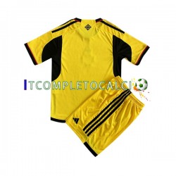 Maglia Irlanda Del Nord Divisa Home 2022-2023 Manica Corta ,Bambino