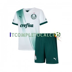 Maglia Palmeiras Divisa Away 2023-2024 Manica Corta ,Bambino