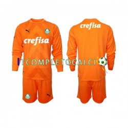 Maglia Palmeiras Portiere Terza Divisa 2022-2023 Manica Lunga ,Bambino
