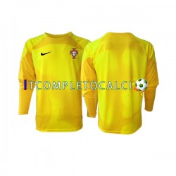 Maglia Portogallo Portiere Divisa Home Mondiali 2022 Manica Lunga ,Uomo