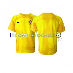 Maglia Portogallo Portiere Divisa Home Mondiali 2022 Manica Corta ,Uomo