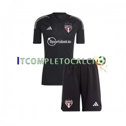 Maglia Sao Paulo Portiere Divisa Home 2023-2024 Manica Corta ,Bambino