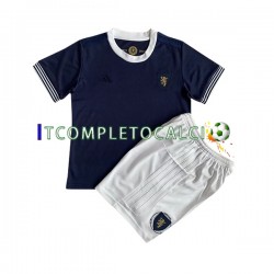 Maglia Scozia Anniversary Divisa Home 2023 Manica Corta ,Bambino