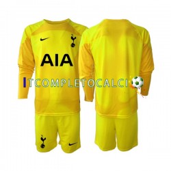 Maglia Tottenham Hotspur Portiere Divisa Home 2022-2023 Manica Lunga ,Bambino