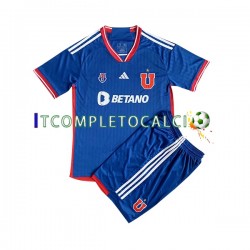 Maglia Universidad de Chile Divisa Home 2023 Manica Corta ,Bambino