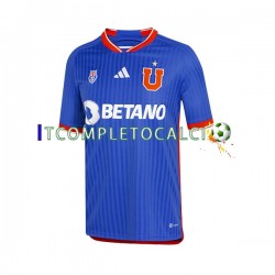 Maglia Universidad de Chile Divisa Home 2023 Manica Corta ,Uomo