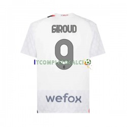 Maglia AC Milan Olivier Giroud 9 Divisa Away 2023-2024 Manica Corta ,Uomo