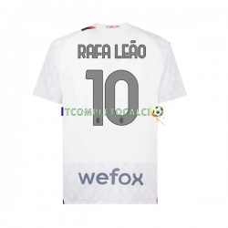 Maglia AC Milan Rafael Leao 10 Divisa Away 2023-2024 Manica Corta ,Uomo
