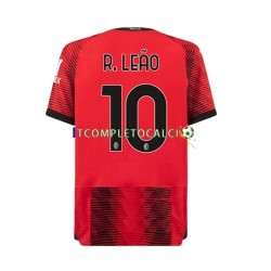 Maglia AC Milan Rafael Leao 10 Divisa Home 2023-2024 Manica Corta ,Uomo