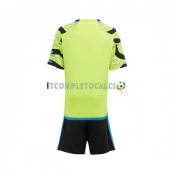 Maglia Arsenal Divisa Away 2023-2024 Manica Corta ,Bambino