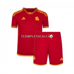 Maglia AS Roma Divisa Home 2023-2024 Manica Corta ,Bambino