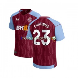 Maglia Aston Villa Philippe Coutinho 23 Divisa Home 2023-2024 Manica Corta ,Uomo