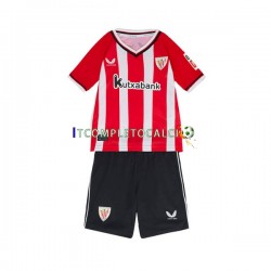 Maglia Athletic Bilbao Divisa Home 2023-2024 Manica Corta ,Bambino