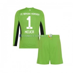 Maglia FC Bayern München Manuel Neuer 1 Portiere Divisa Away 2023-2024 Manica Lunga ,Bambino